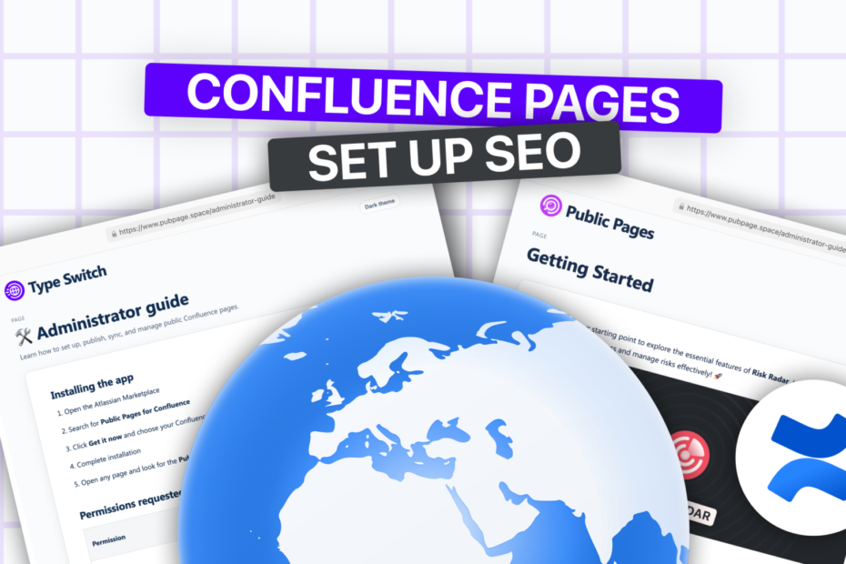 SEO public Confluence pages