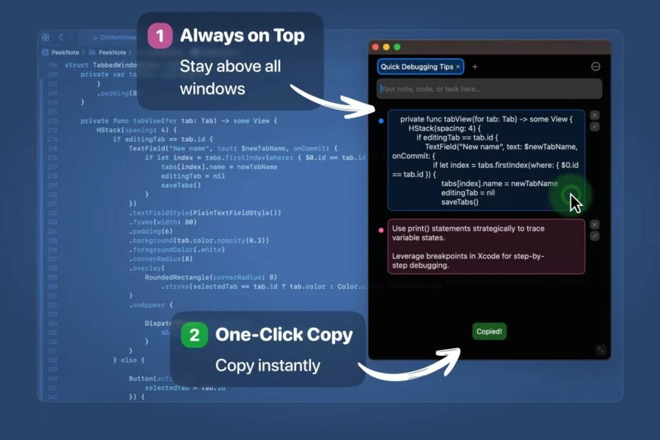 quick notes app for Mac